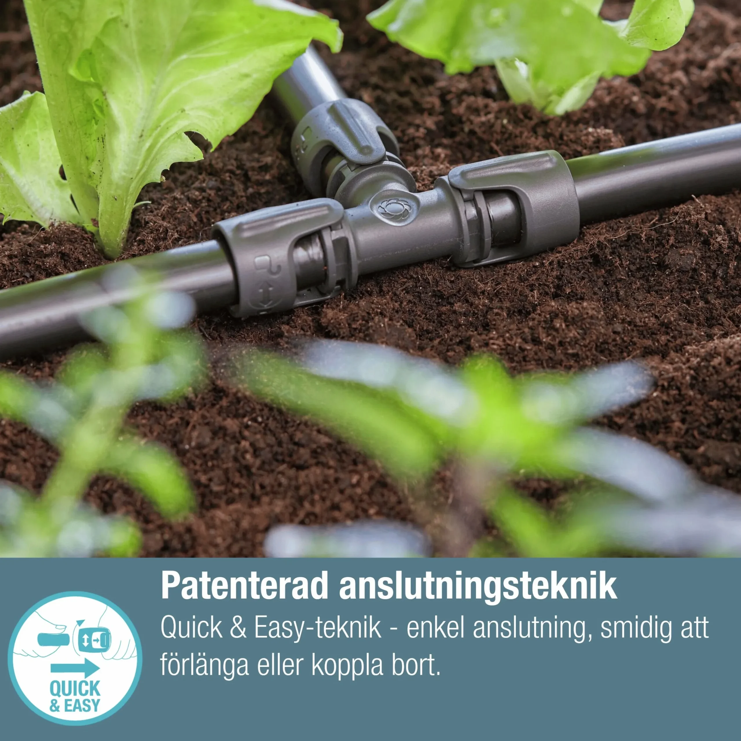 T-koppling Gardena MicroDrip 1/2" 2-p