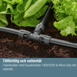 T-koppling Gardena MicroDrip 1/2