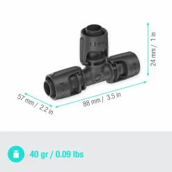 T-koppling Gardena MicroDrip 1/2