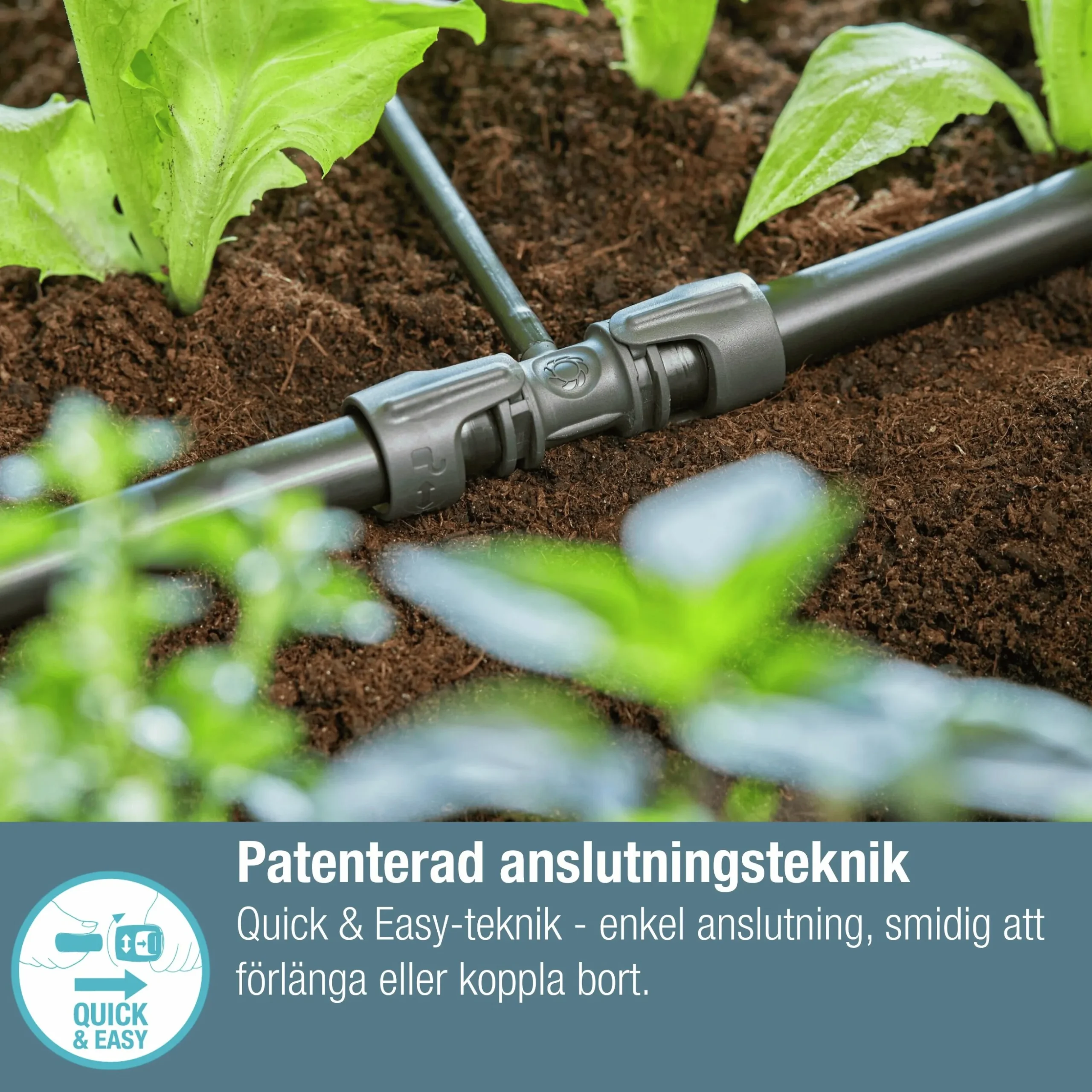 T-koppling Gardena MicroDrip reducering 1/2">3/16" 5-p