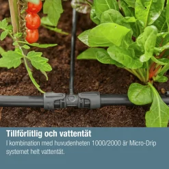 T-koppling Gardena MicroDrip reducering 1/2