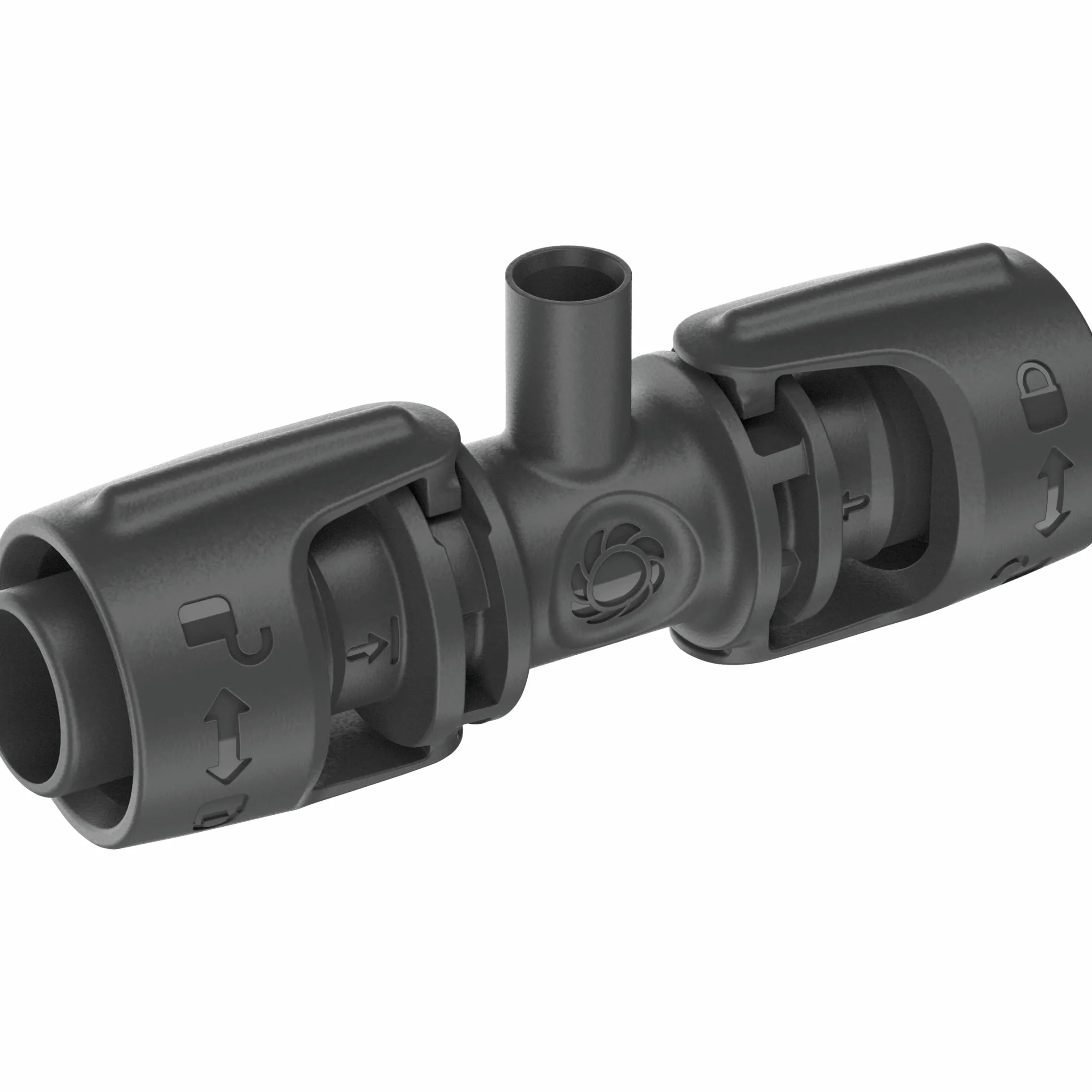T-koppling Gardena MicroDrip m spridarfäste 1/2" 5-p