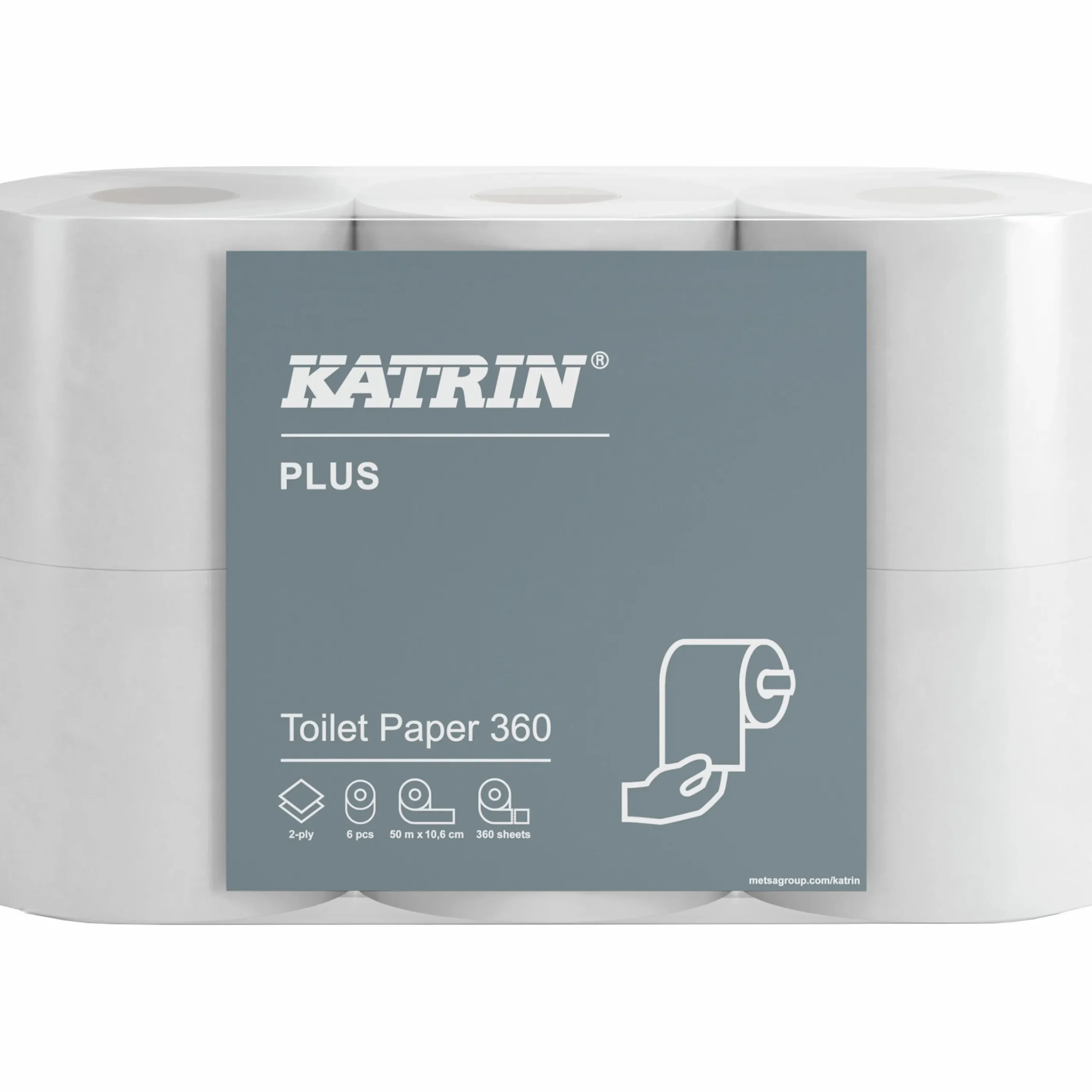 Toalettpapper Katrin Plus 6x50m
