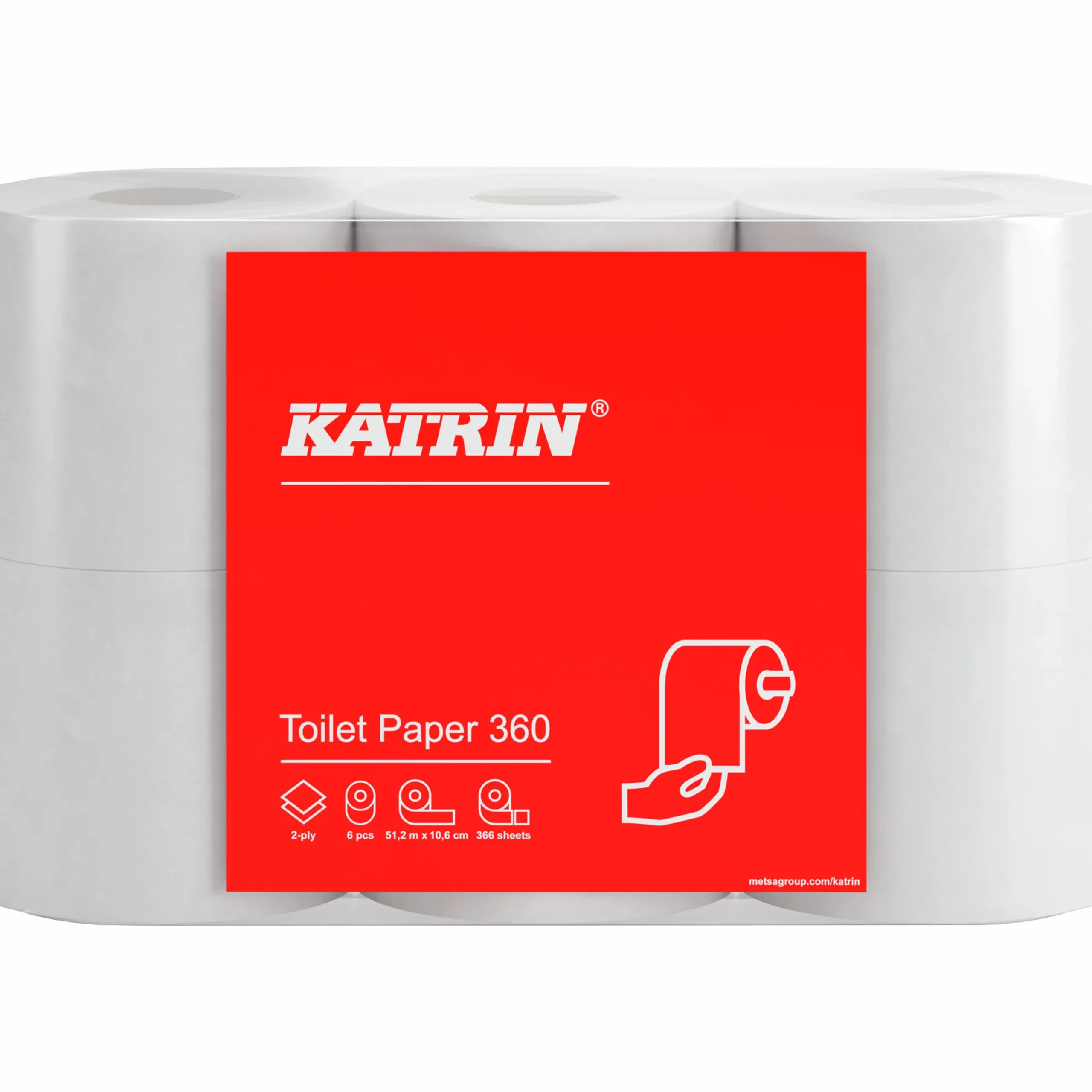 Toalettpapper Katrin 42 rullar x 51,2 m