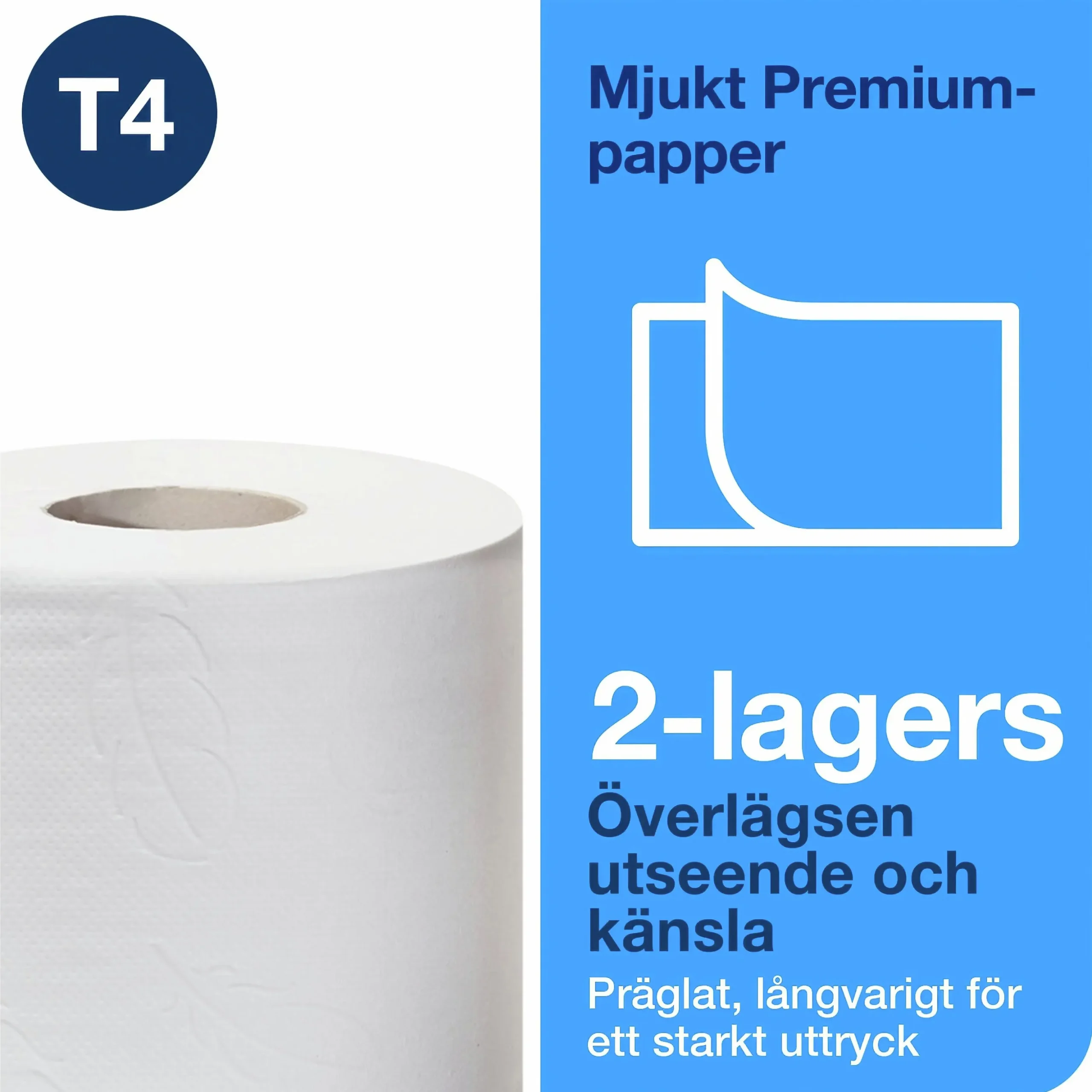 Toalettpapper Tork Mjukt 2-lagers 42 rullar x 50 m (110219)