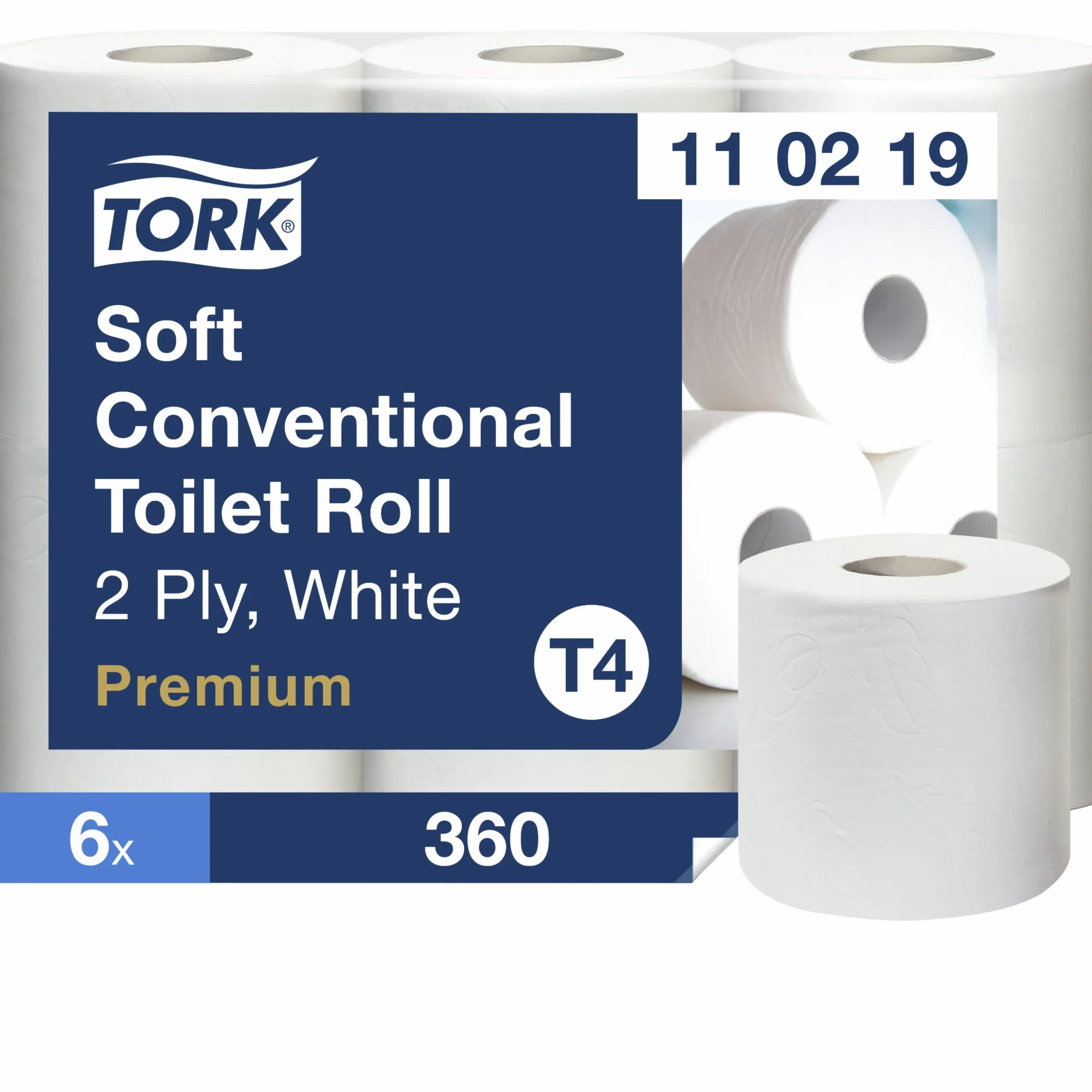 Toalettpapper Tork Mjukt 2-lagers 42 rullar x 50 m (110219)