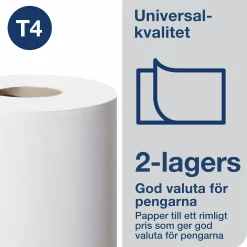 Toalettpapper Tork Universal 2-lagers 42 rullar x 45 m (100777)
