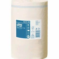 Torkpapper Tork Basic 1-lagers M1 1 rulle x 120 m (120123)
