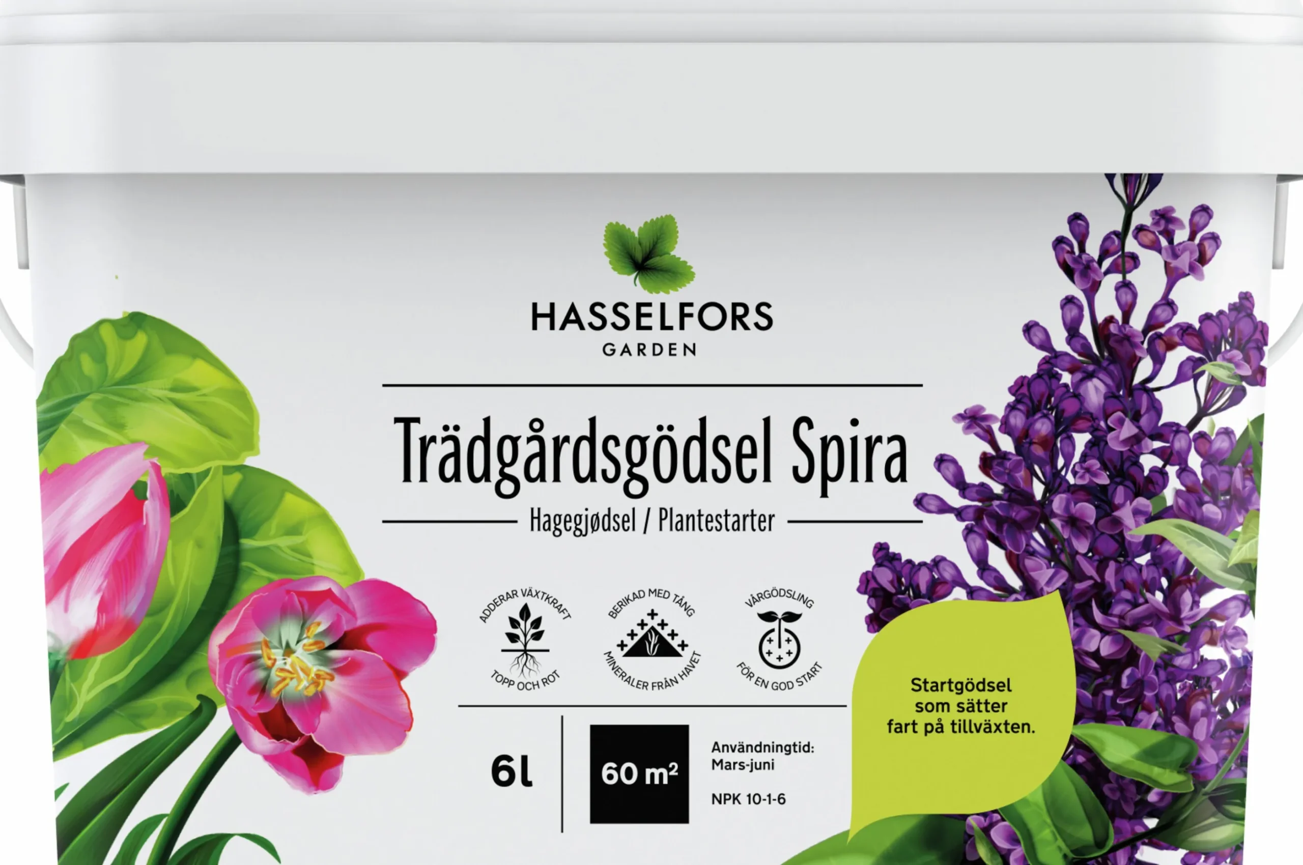 Trädgårdsgödsel Hasselfors Spira 6L