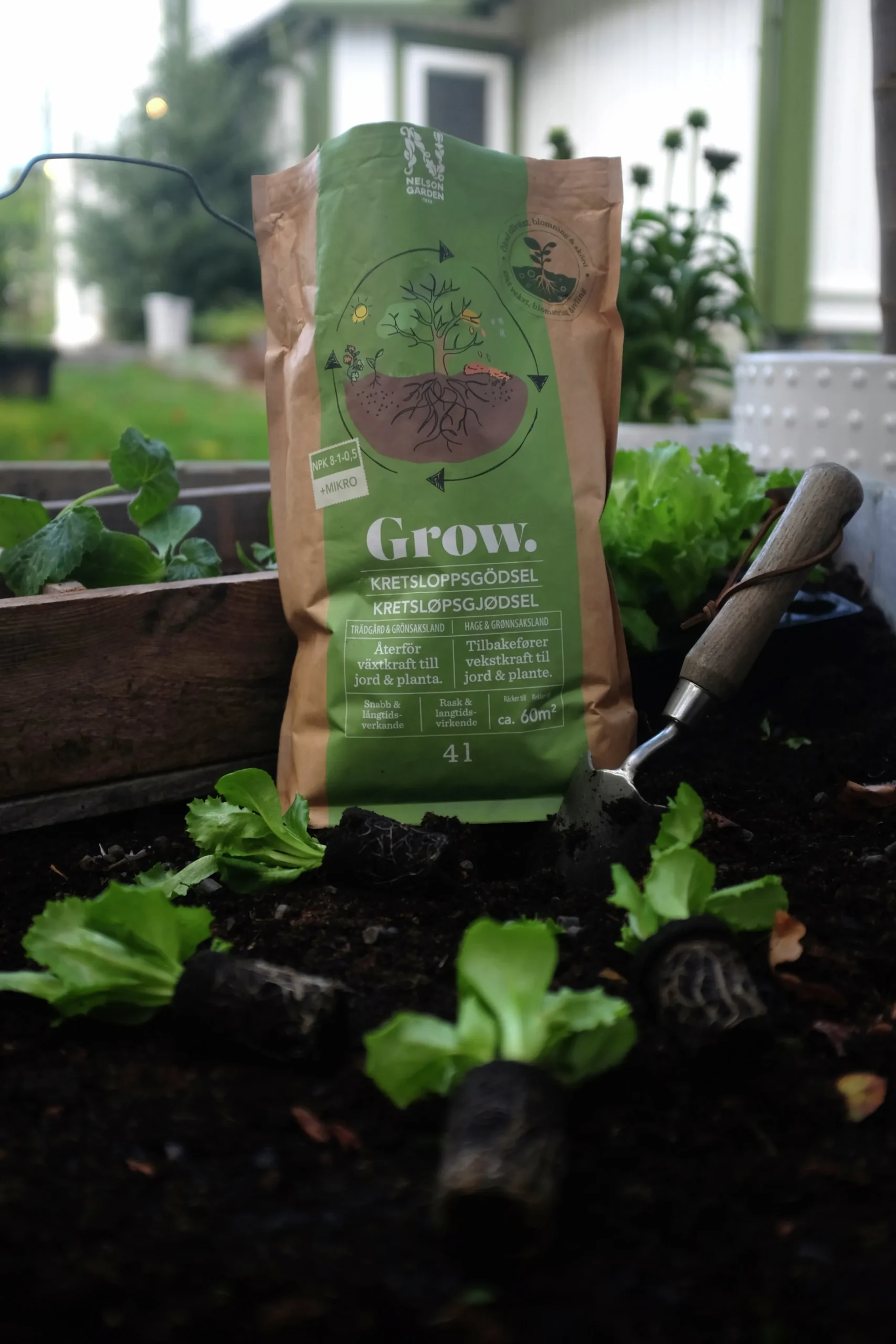 Trädgårdsgödsel Nelson Garden Kretsloppsgödsel Grow 4L