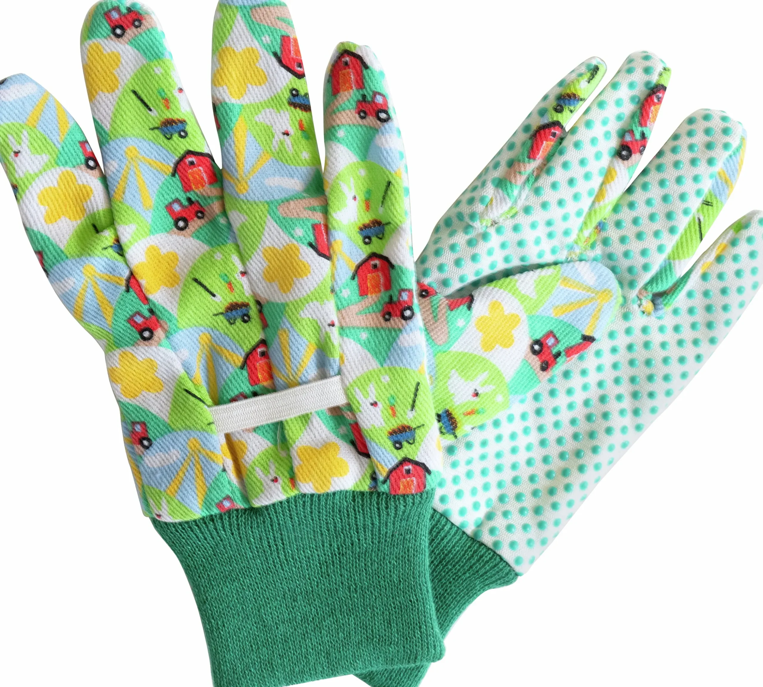 Trädgårdshandskar Nyby Bruk textil Junior 7,5