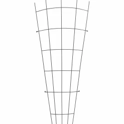 Trådspalje Nyby Solfjäder Böjd 30-75x150cm Svart