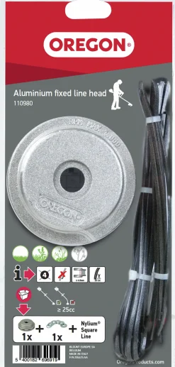 Trimmerhuvud Oregon Aluminium med fixerad tråd