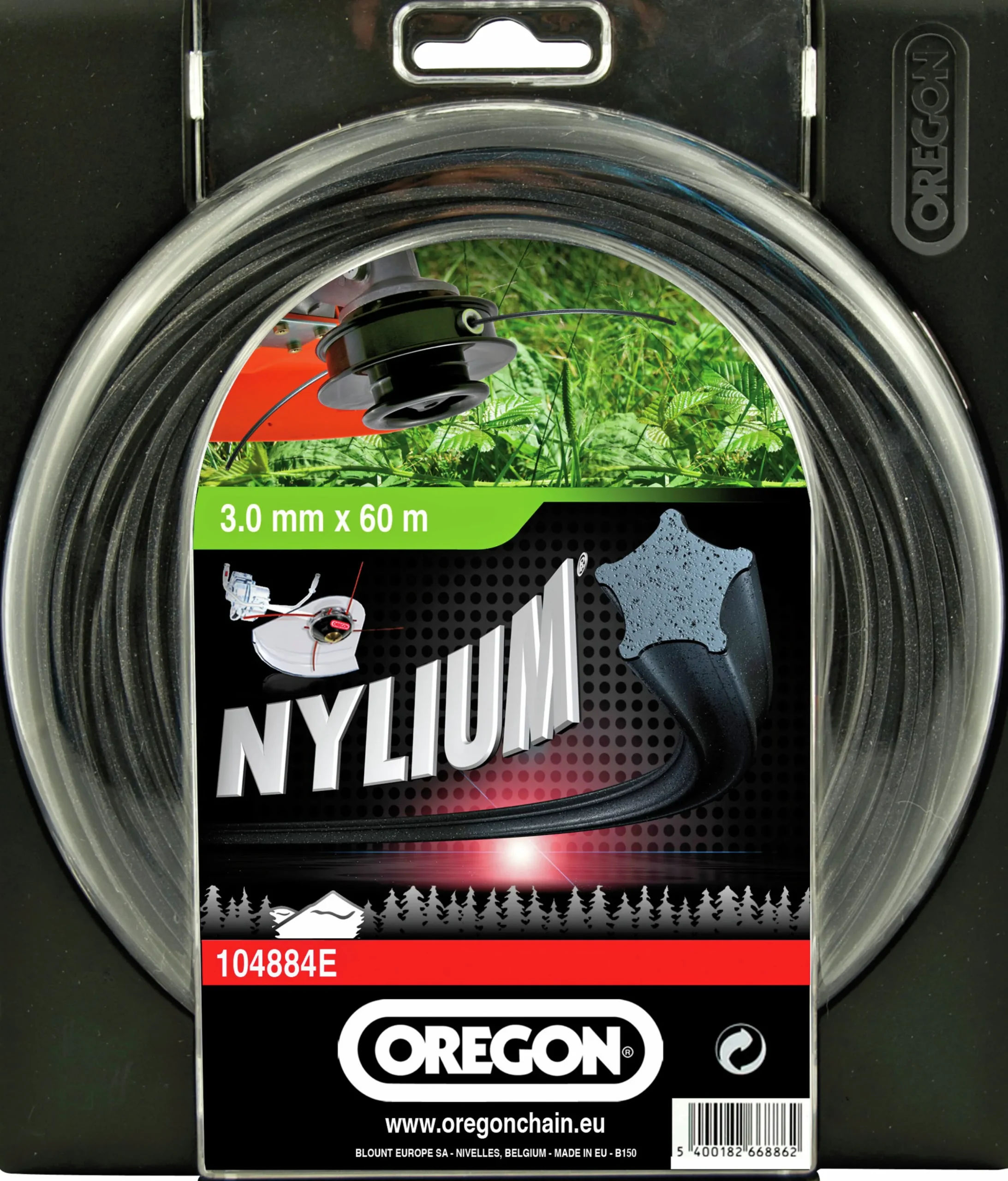 Trimmertråd Oregon Nylium Starline Ø2,4mmx15m