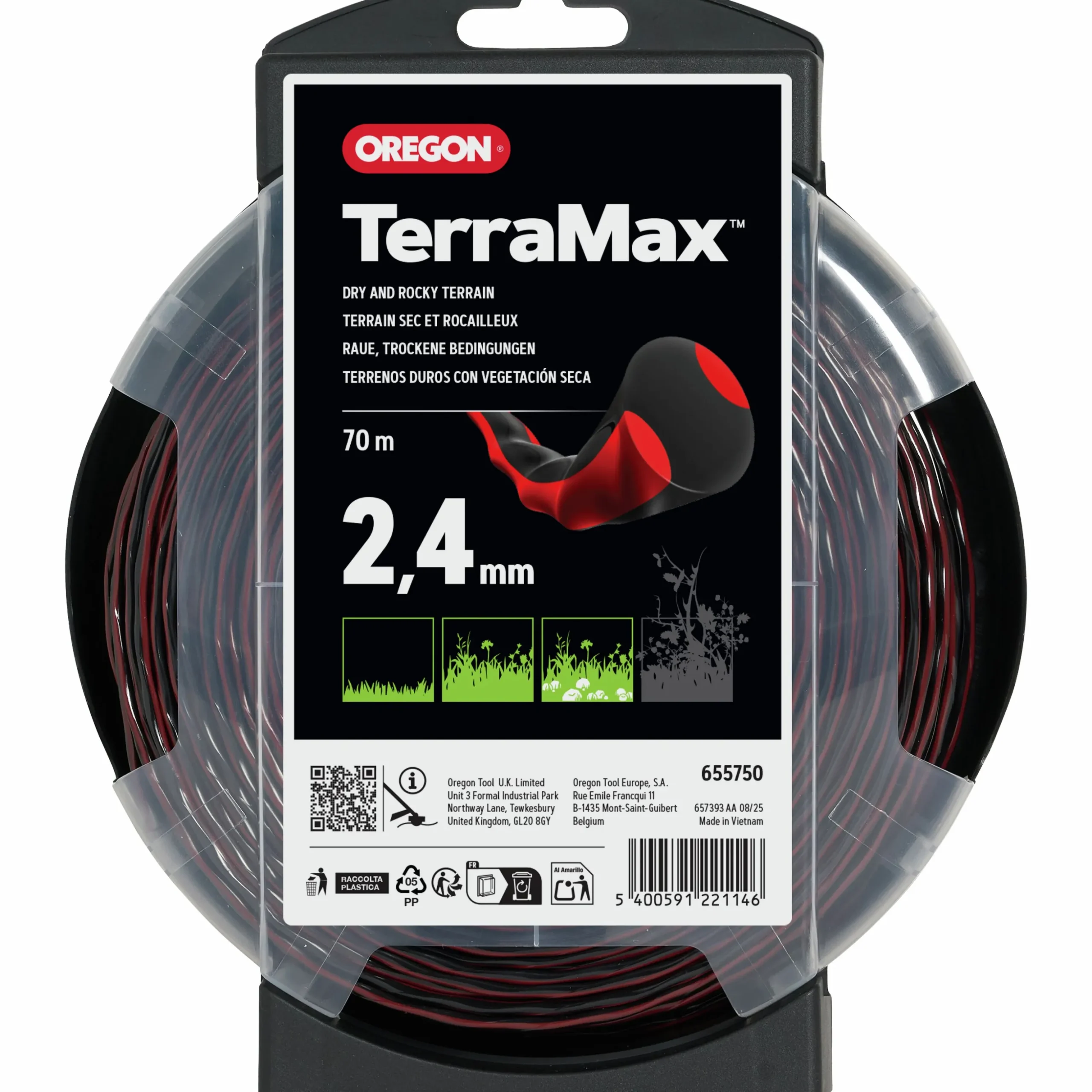 Trimmertråd Oregon Terramax Ø2,4mm