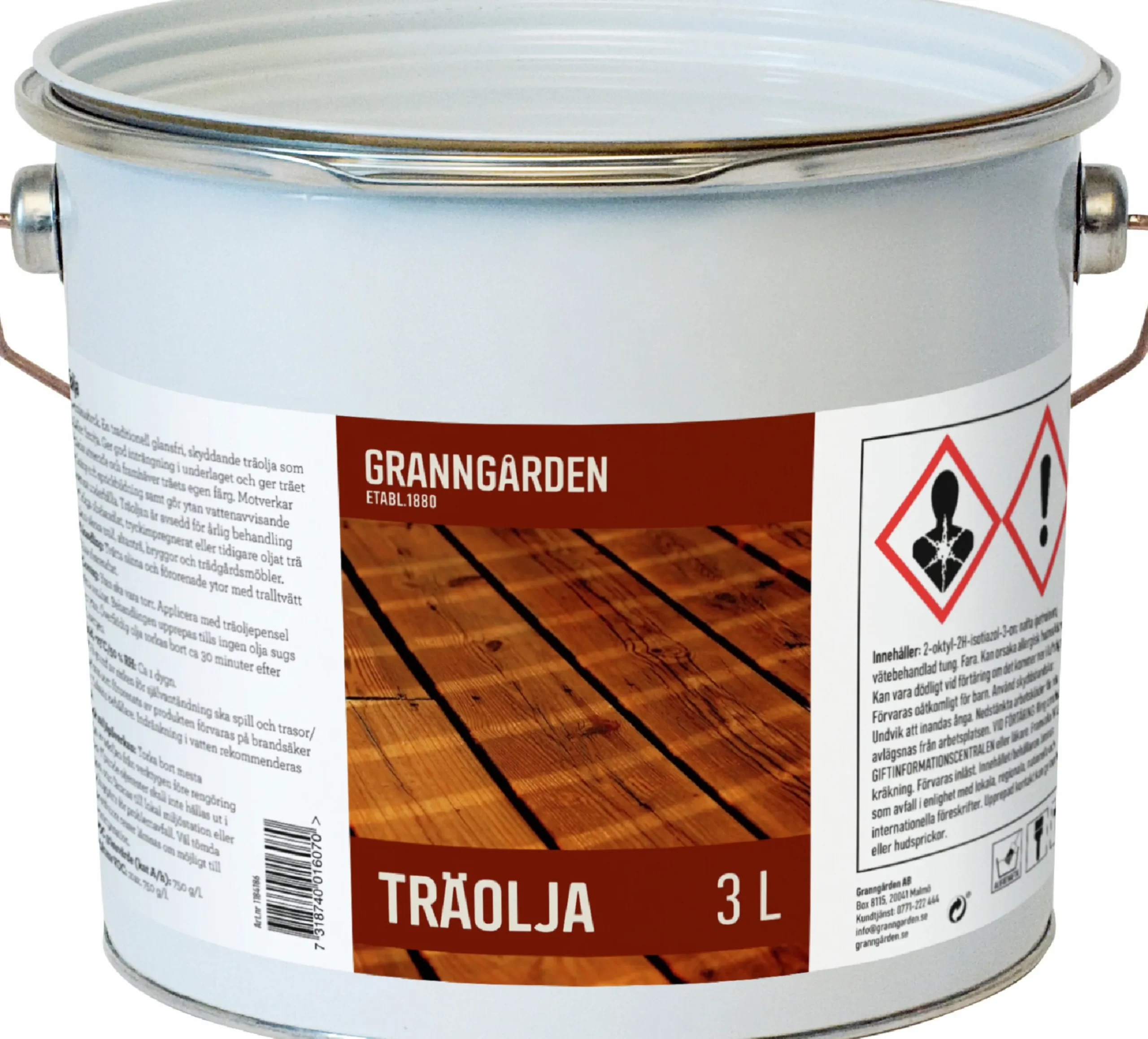 Träolja Granngården med Linolja 3L