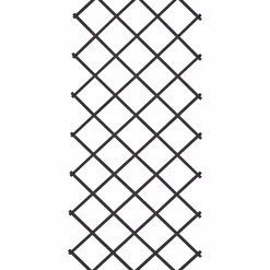 Träspalje Nyby Bruk Svart 100x200cm