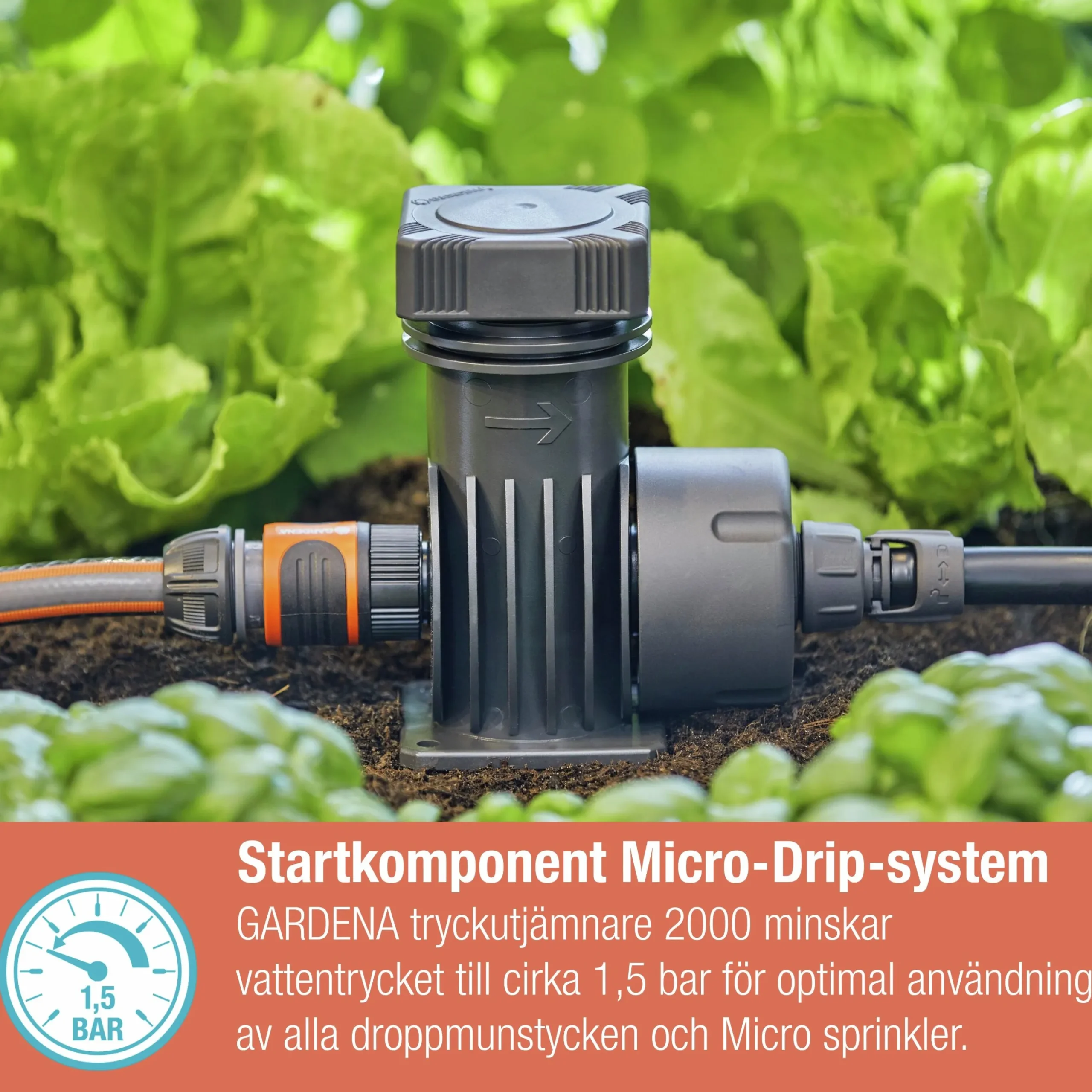 Tryckutjämnare Gardena 2000 MicroDrip
