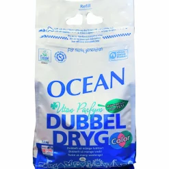 Tvättmedel Ocean Kulörtvätt Dubbeldryg Oparfymerad 3,5kg