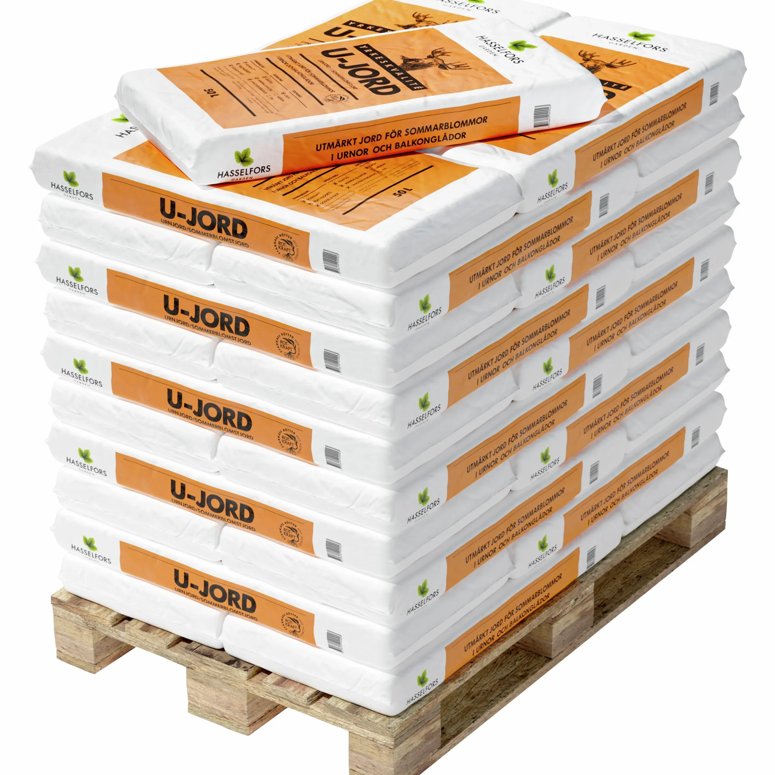 U-Jord Urnjord & Krukjord Hasselfors Pall 42x50L