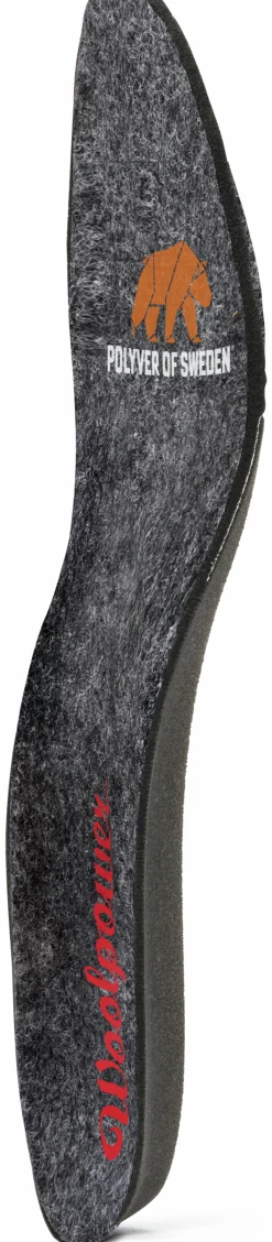 Ullsula Polyver Woolpower Insole Medium Arch Grå