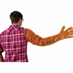 Undersökningshandskar Kerbl VETbasic orange 90cm 100-p