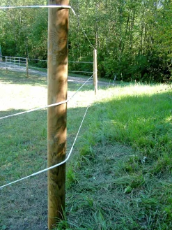 Vajertråd Kerbl TopLine Horse Wire Vit Ø6mmx200m