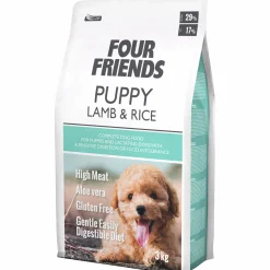 Valpfoder Four Friends Puppy Lamb & Rice 3kg