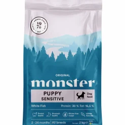 Valpfoder Monster Puppy Sensitive White Fish 2kg