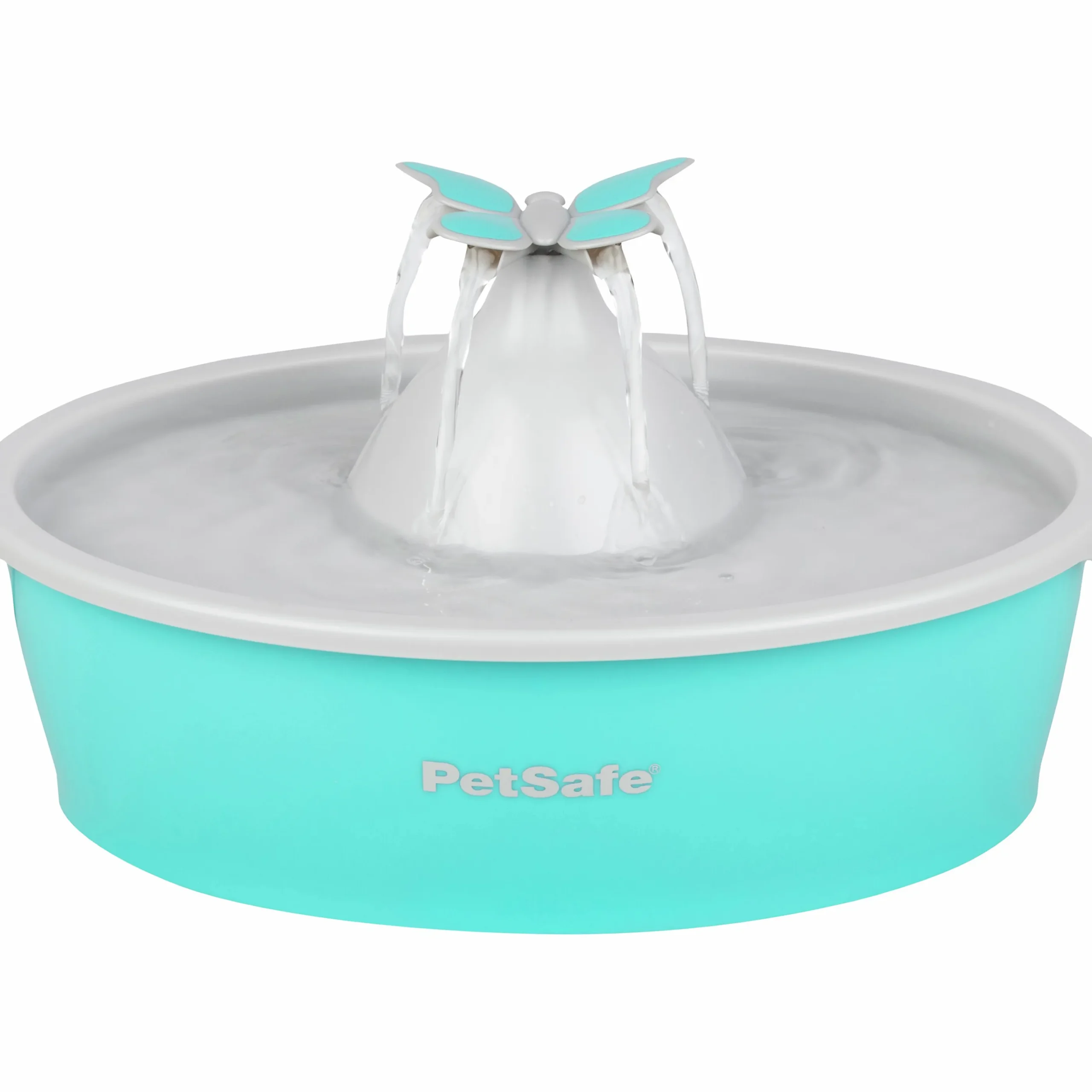 Vattenfontän Petsafe Drinkwell Fjäril Plast Turkos/Grå 1,5L