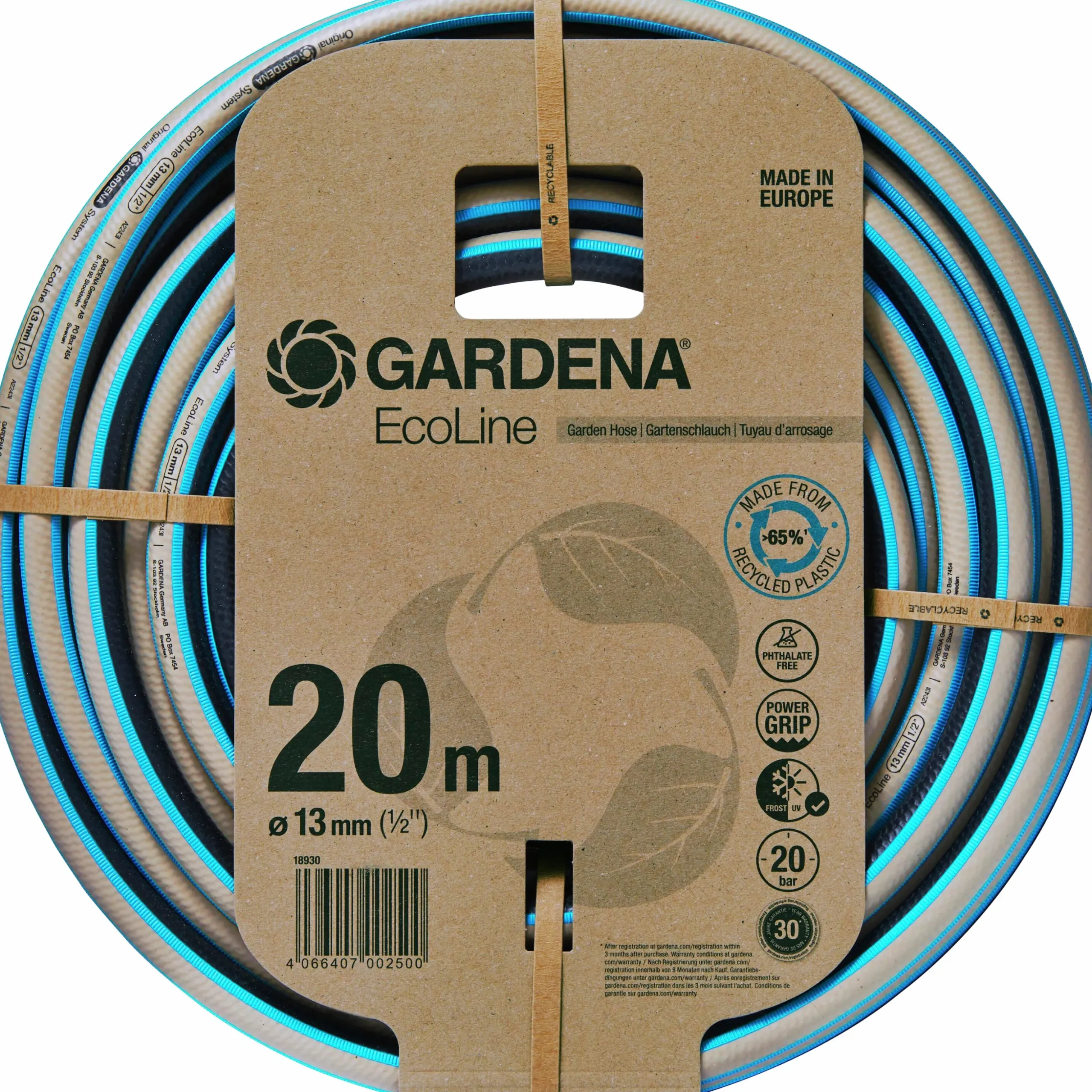 Vattenslang Gardena EcoLine slang 1/2" 20m