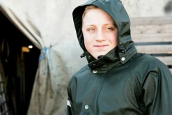 Vattentät Regnjacka Grön