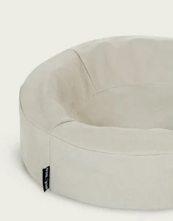 Överdrag Bia Bed Cotton Rund Sand 50cm