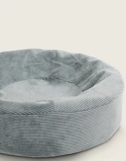 Överdrag Bia Bed Rib Rund Grå 50cm
