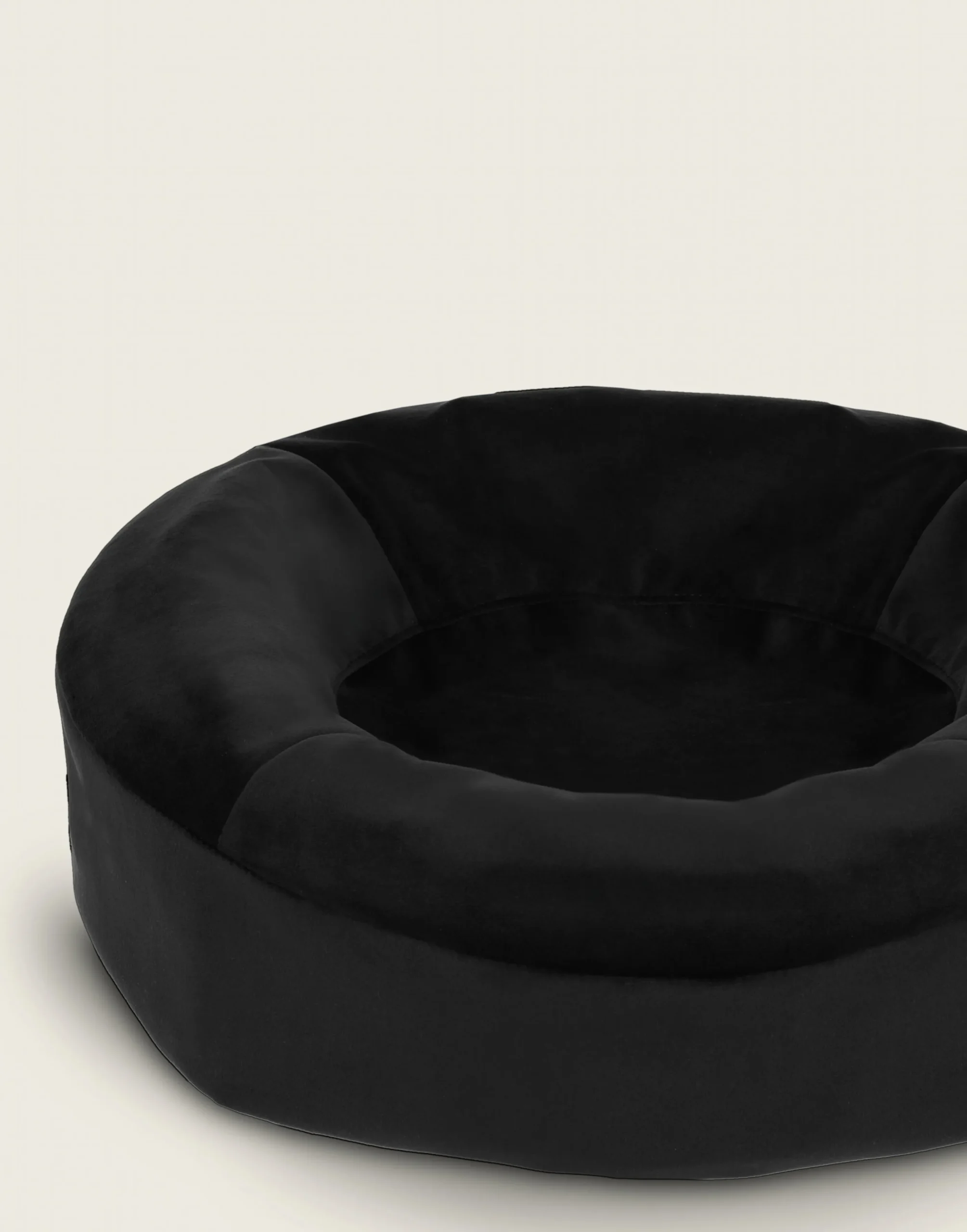Överdrag Bia Bed Royal Rund Svart 50cm