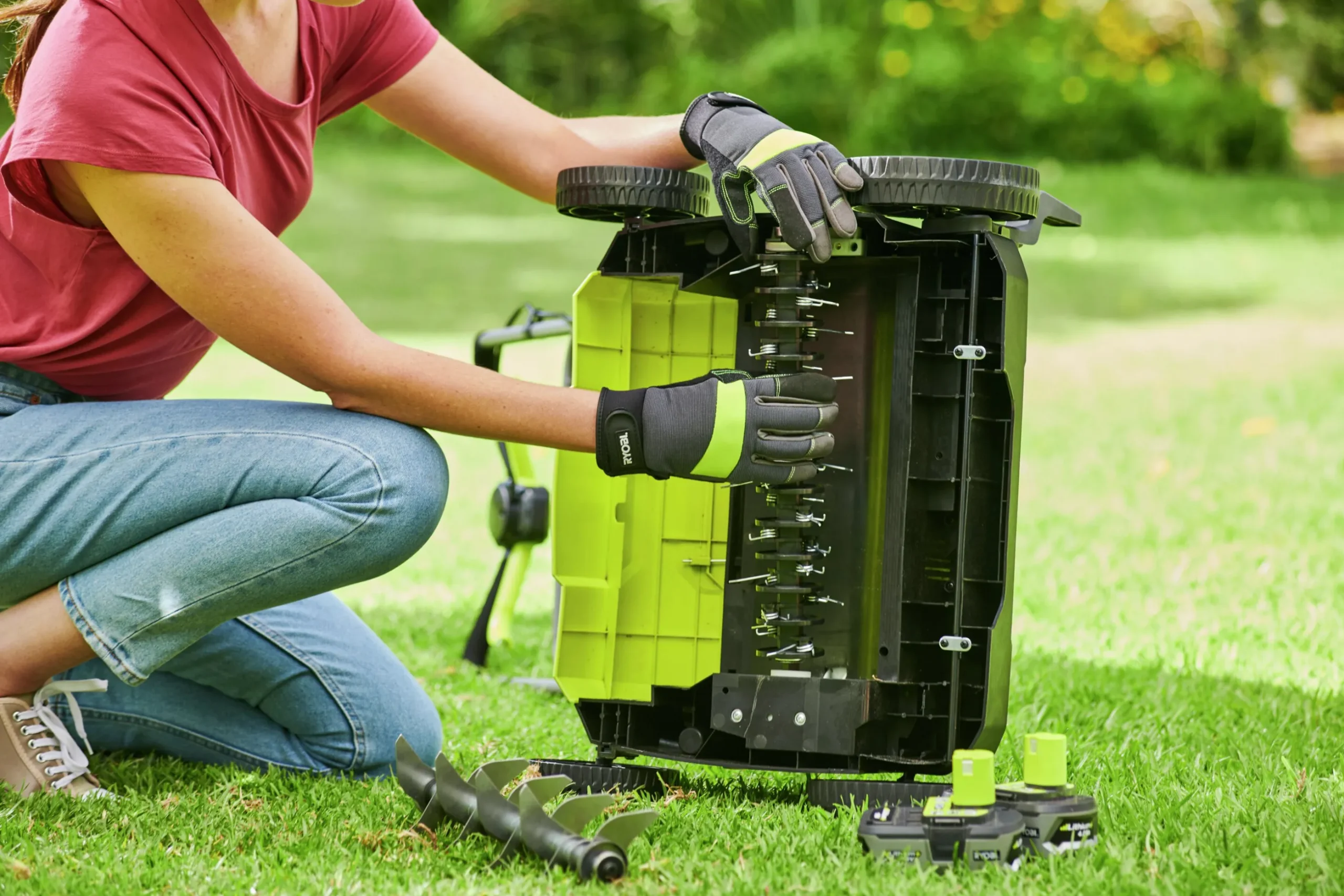 Vertikalskärare Ryobi ONE+ RY18SFX35A-0 18V exkl. batteri