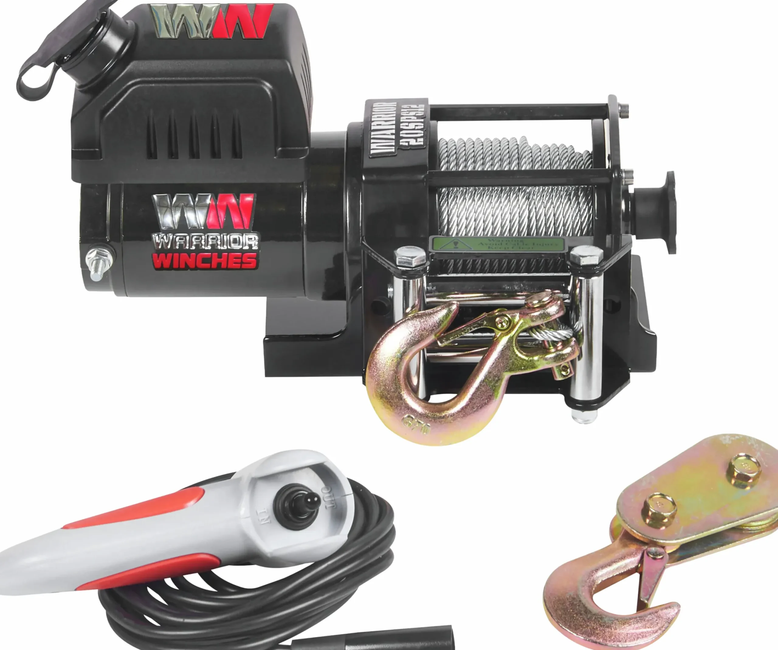 Vinsch Warrior Winches Ninja stålvajer 2000 12V