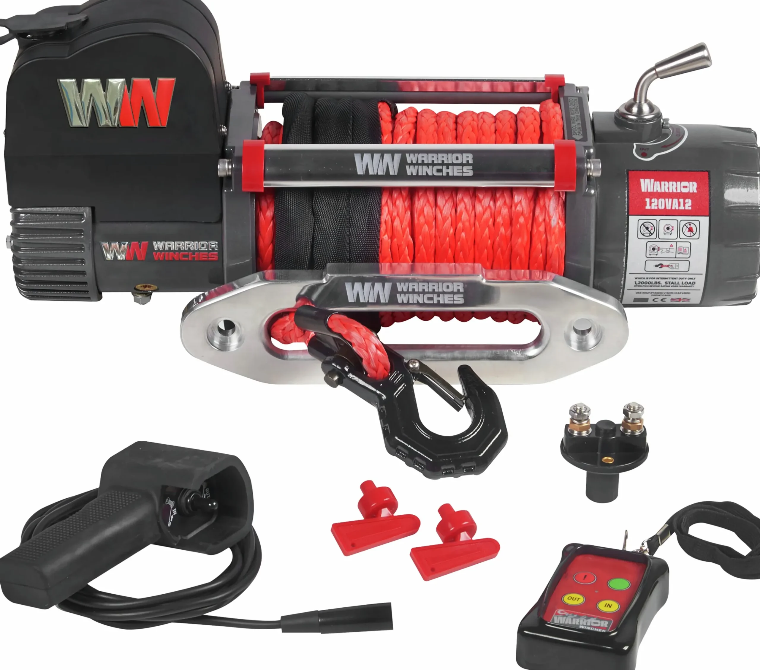 Vinsch Warrior Winches Samurai syntetlina 12000 24V