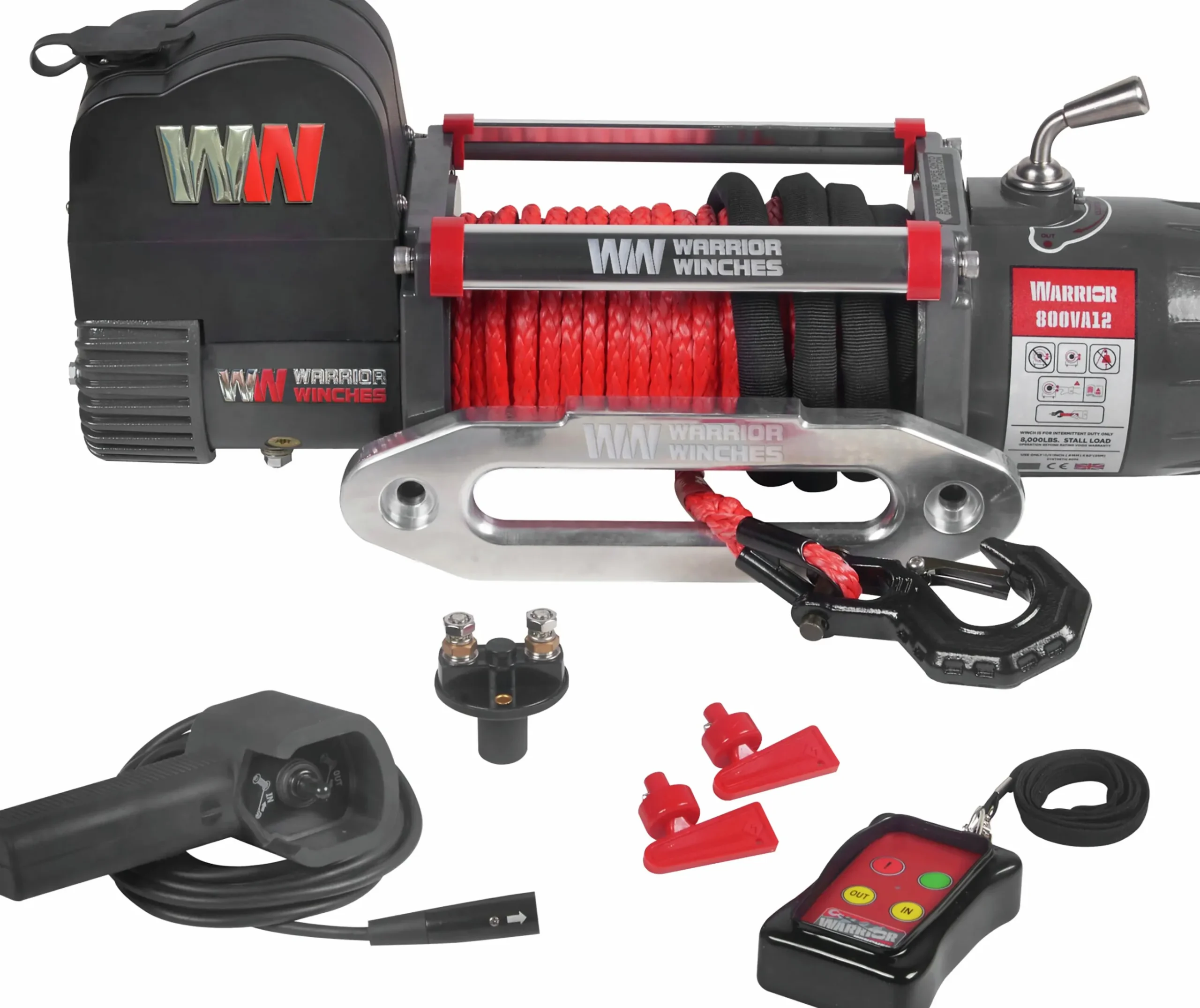 Vinsch Warrior Winches Samurai syntetlina 8000 12V