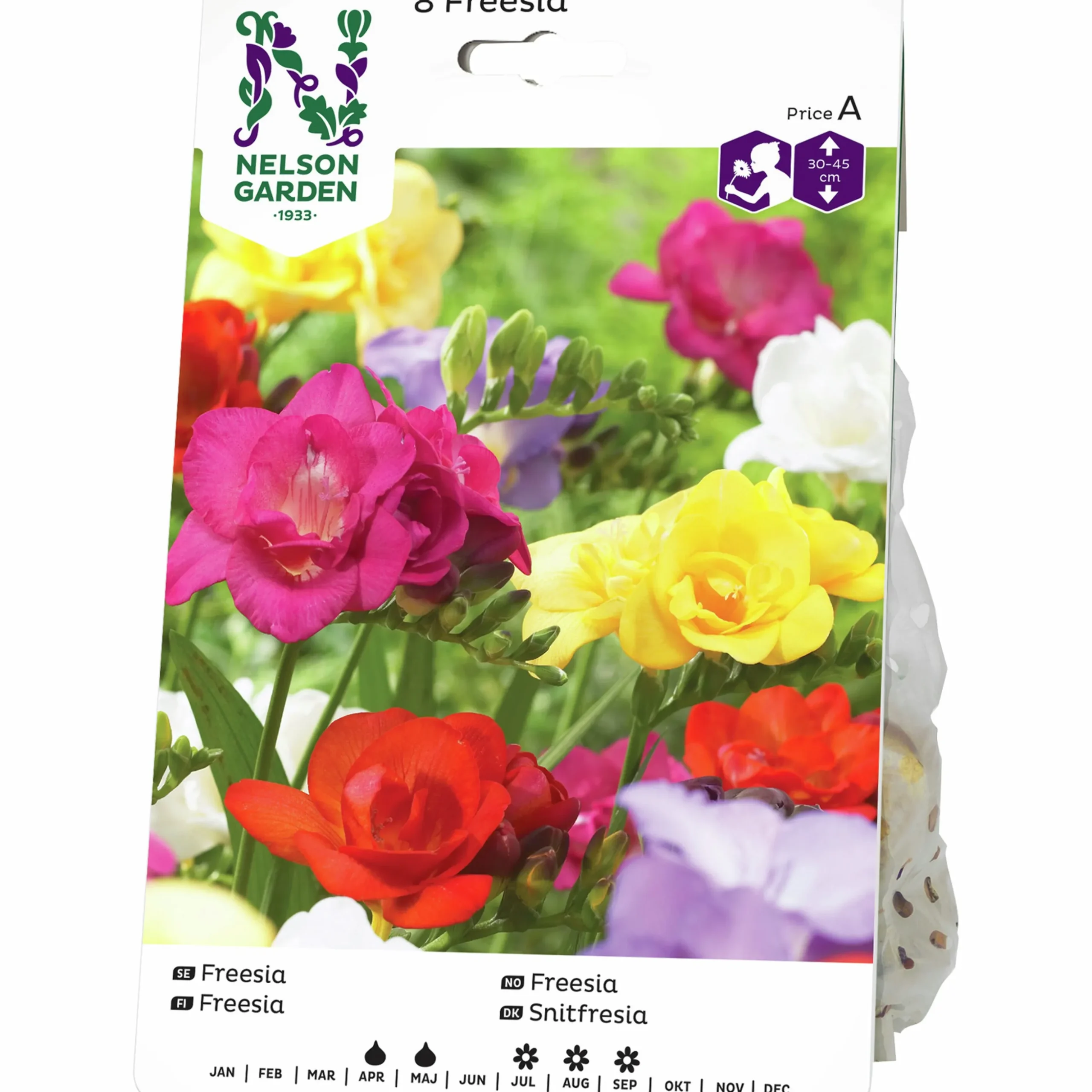 Vårlök Nelson Garden Freesia Dubbel Blandade färger