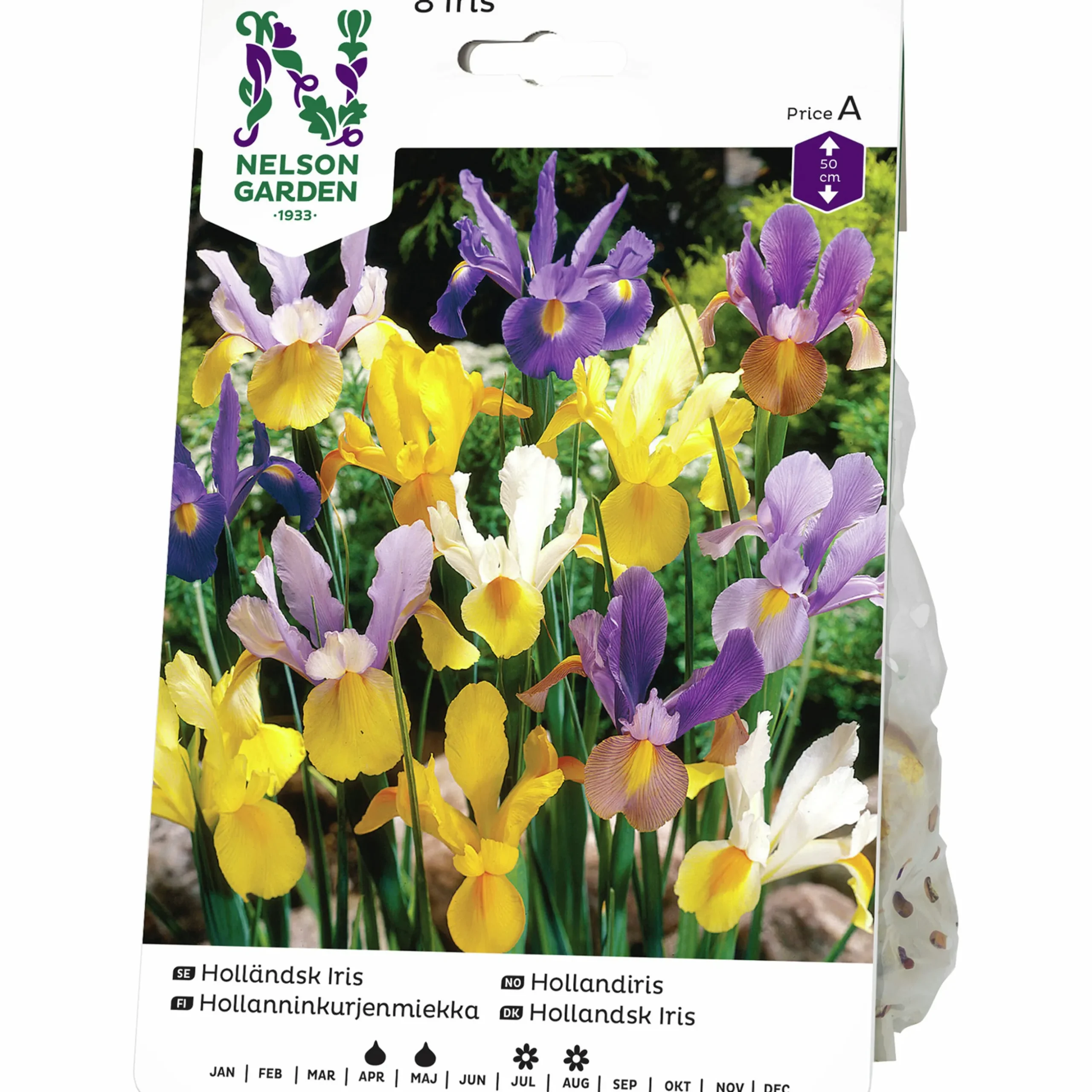 Vårlök Nelson Garden Iris Holländsk Blandade färger