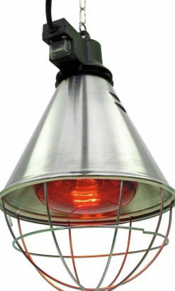 Värmearmatur Kerbl max 175W E27 Ø210mm Energisparfunktion