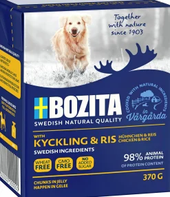 Våtfoder Bozita Bitar i gelé Kyckling/Ris 370g