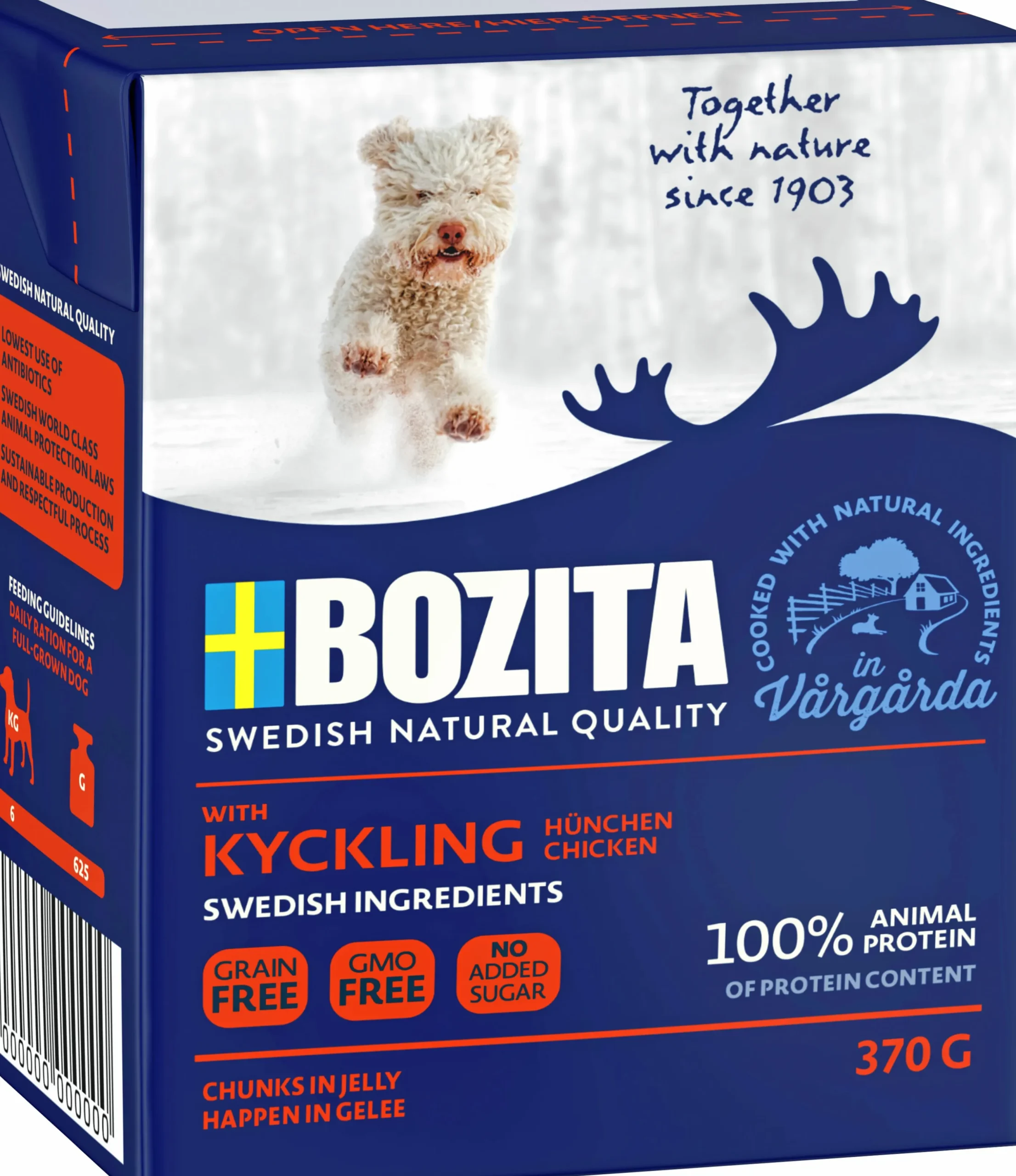 Våtfoder Bozita Bitar i gelé Kyckling 370g