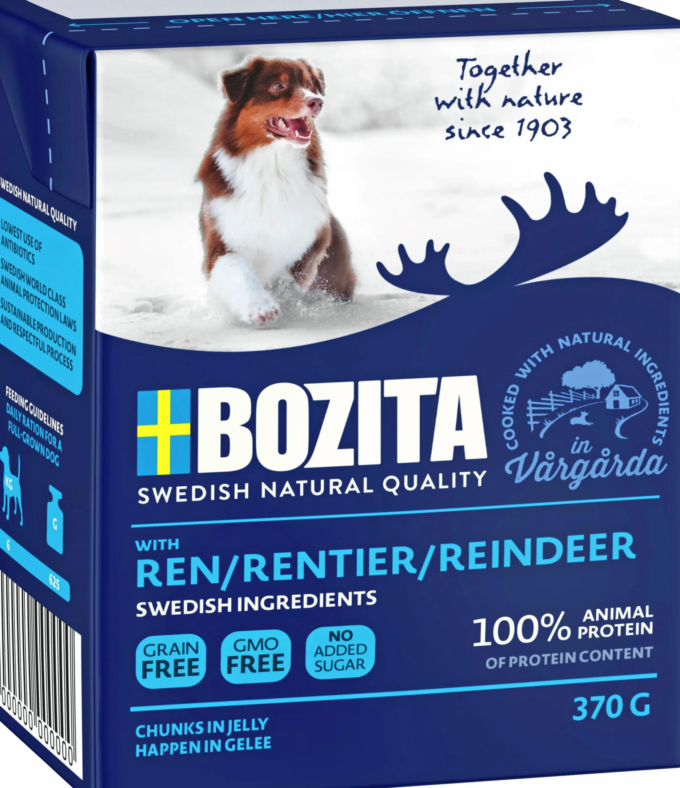 Våtfoder Bozita Bitar i gelé Ren 370g