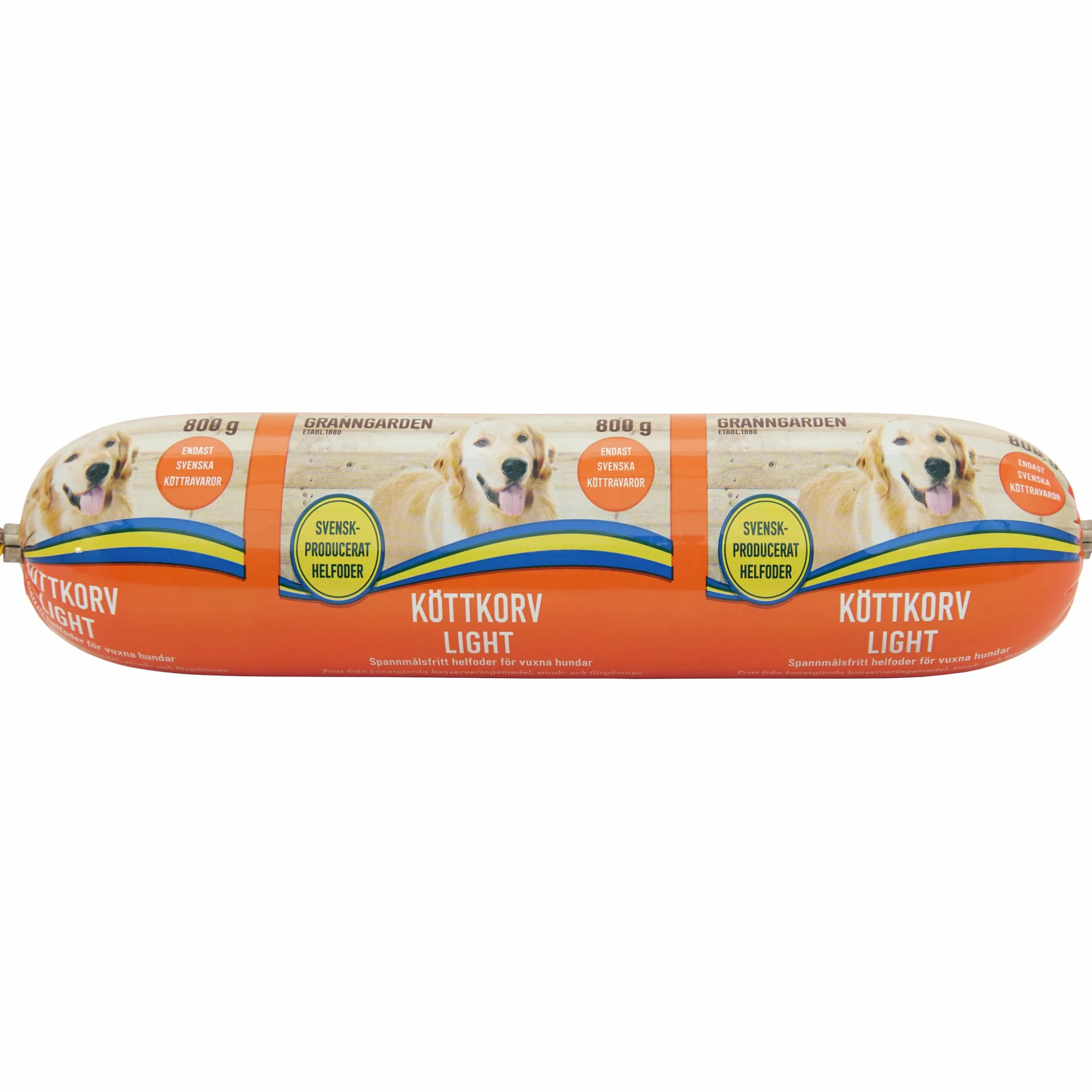 Våtfoder Granngården Köttkorv Light 800g