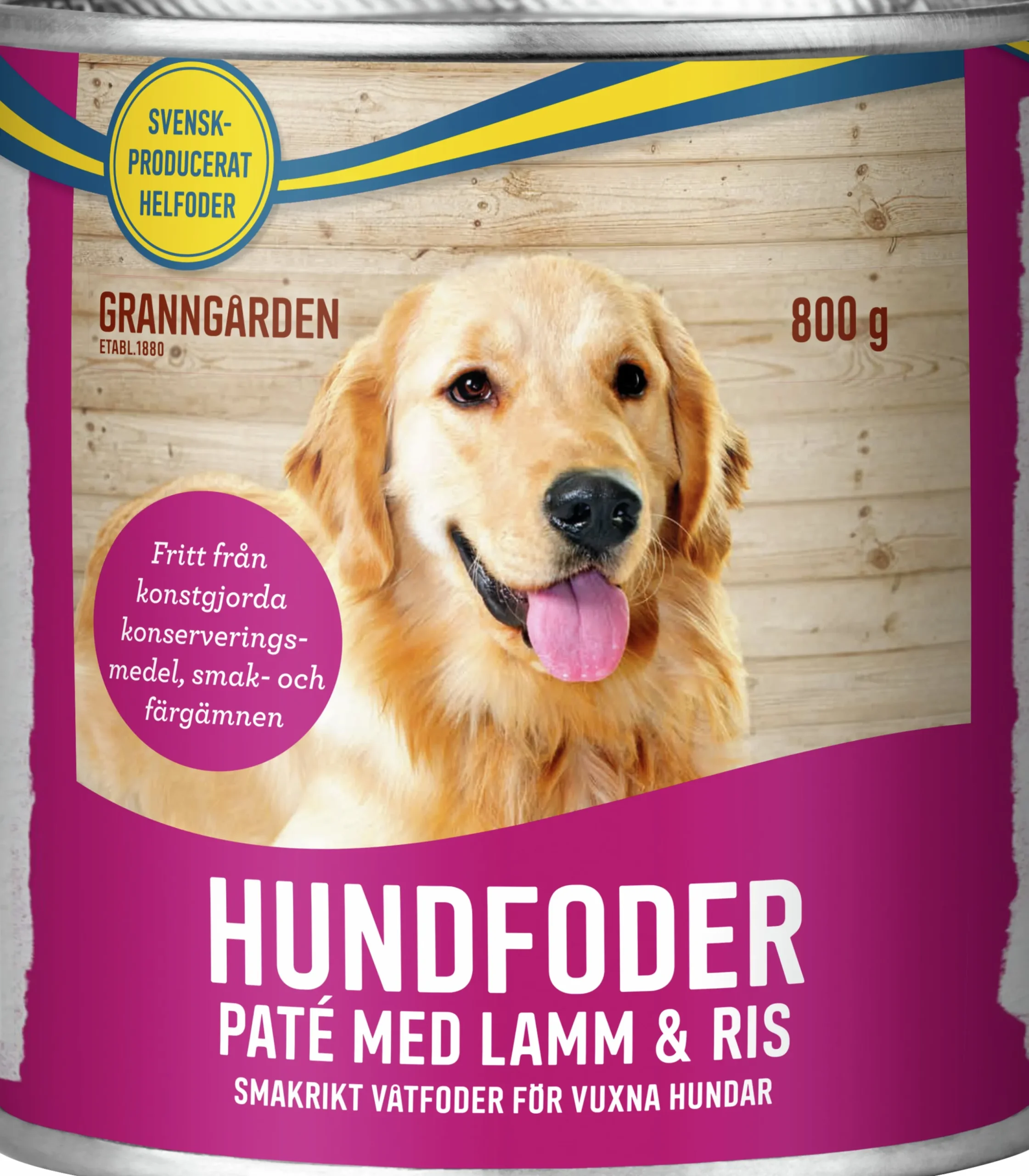 Våtfoder Granngården Paté Lamm & Ris 800g