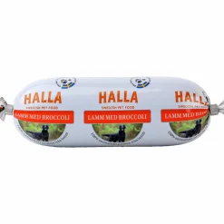 Våtfoder Halla Köttkorv Lamm med broccoli