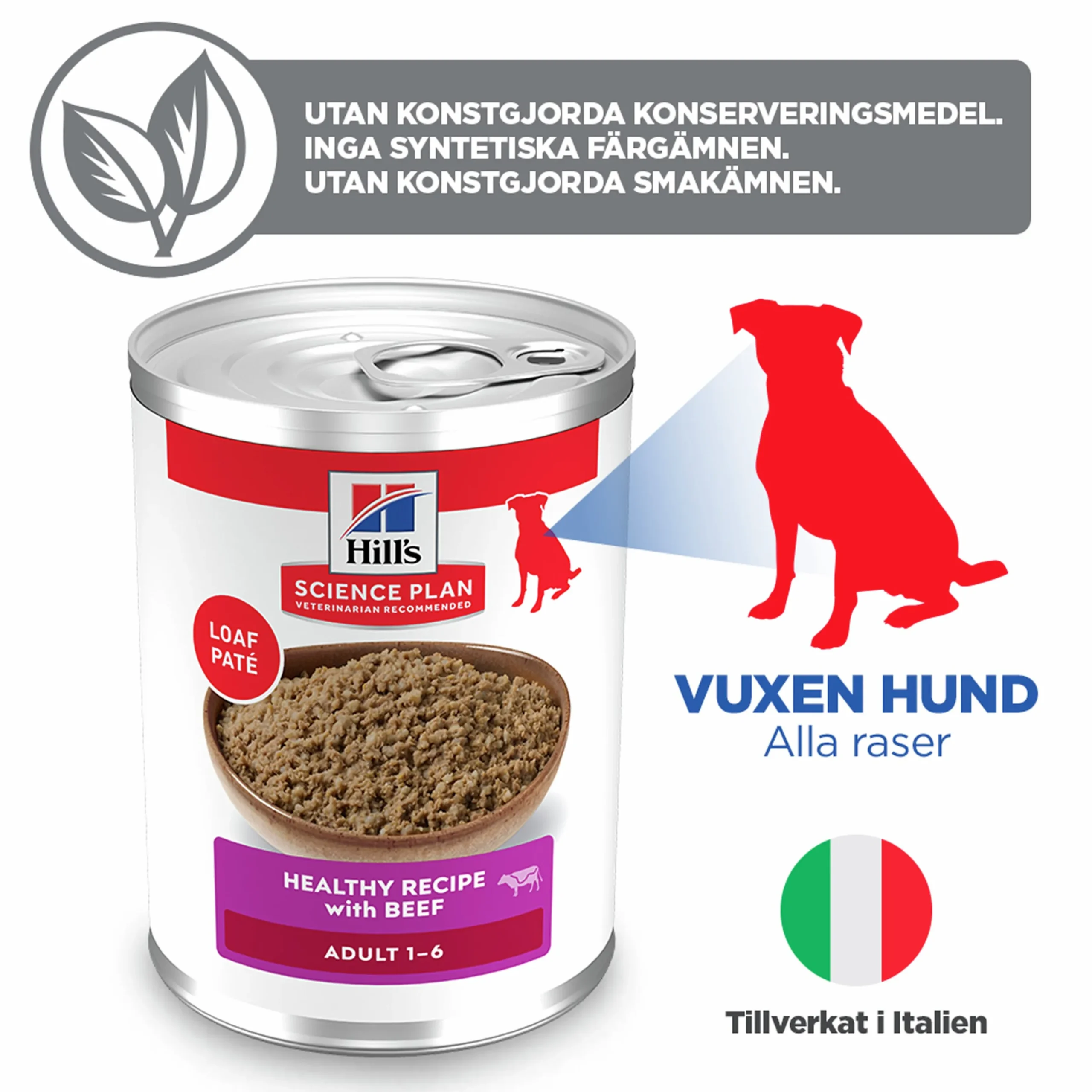 Våtfoder Hills Science Plan Adult Beef 370g