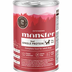 Våtfoder Monster Dog Adult Single Protein Beef 400g